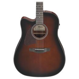 Guitarra acústica para zurdos Ibanez AAD51LCE-DVS Dark Violin Sunburst High Gloss