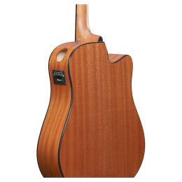 Guitarra acústica para zurdos Ibanez AAD51LCE-DVS Dark Violin Sunburst High Gloss