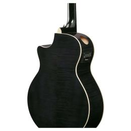 Guitarra electroacústica Ibanez AE170-TBK Transparent Black High Gloss