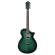 Guitarra electroacústica Ibanez AEWC16QA-TEH Transparent Emerald Burst High Gloss