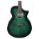 Guitarra electroacústica Ibanez AEWC16QA-TEH Transparent Emerald Burst High Gloss