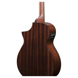 Guitarra acústica Ibanez AEWC16QA-TKH Transparent Black Sunburst High Gloss