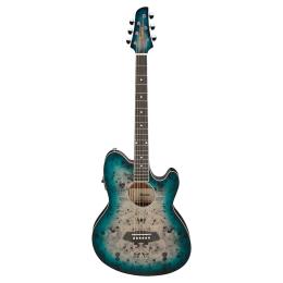 Guitarra electroacústica Ibanez TCY10PA-CBS Cosmic Blue Starburst High Gloss