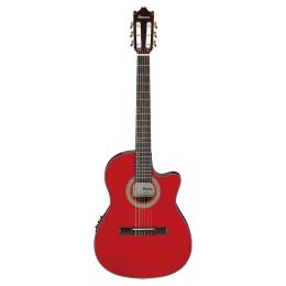 Guitarra clásica electrificada Ibanez GA35TCE-SRR Sapphire Red High Gloss