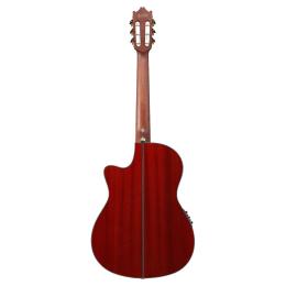 Guitarra clásica electrificada Ibanez GA35TCE-SRR Sapphire Red High Gloss