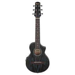 Guitarra acústica Piccolo Ibanez EWP16EWB-GAO Galaxy Aqua Open Pore