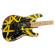 Guitarra eléctrica EVH Limited Ed Striped Series Frankie MN BLK/YLW