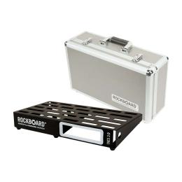 Soporte para pedales Rockboard Tres 3.0 With Flight Case con maleta