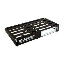 Soporte para pedales Rockboard Tres 3.0 With Flight Case con maleta