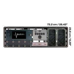 Soporte para pedales Rockboard Tres 3.3 With Flight Case