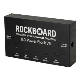 Fuente de alimentación para pedales Rockboard Iso Power Block V6