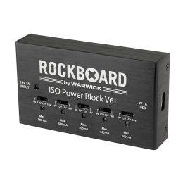 Fuente alimentación pedales Rockboard ISO Power Block V6+