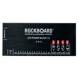 Fuente de alimentación Rockboard Iso Power Block V12 IEC para pedales