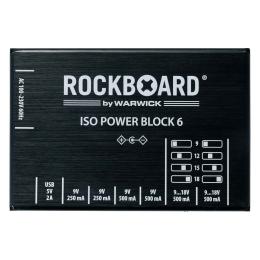 Fuente de alimentación Rockboard Iso Power Block V6 IEC para pedales
