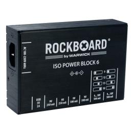 Fuente de alimentación Rockboard Iso Power Block V6 IEC para pedales