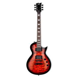 Guitarra eléctrica LTD EC-400QM Vintage Burst