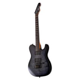 Guitarra eléctrica LTD TH-1000 Evertune FM See Thru Black Sunburst