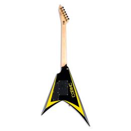Guitarra eléctrica LTD Alexi Laiho Arrowhead SE Black w/Yellow Pinstripe
