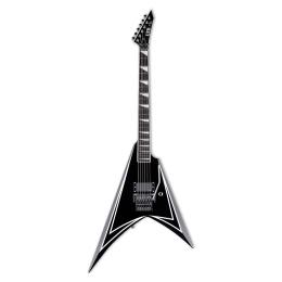 Guitarra eléctrica LTD Alexi Laiho Sawtooth SE Black w/White Pinstripe