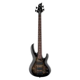 Bajo eléctrico LTD B-204DX Black Burst de 4 cuerdas