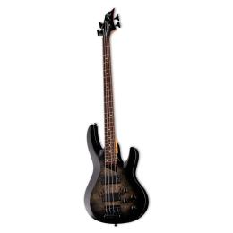 Bajo eléctrico LTD B-204DX Black Burst de 4 cuerdas