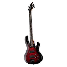 Bajo eléctrico LTD B-204DX Red Burst cuatro cuerdas