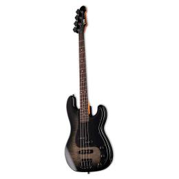 Bajo de cuatro cuerdas LTD Surveyor-204DX Black Burst