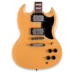 Guitarra eléctrica Maybach Albatroz ’65-2 TV Yellow