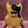 Guitarra eléctrica Maybach Albatroz ’65 Gold Sparkle
