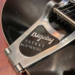 Guitarra eléctrica semi hollow Maybach Capitol '59 Bigsby Solid Black Gloss