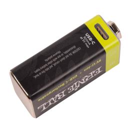 Baterías recargables Ernie Ball USB-C Rechargeable 9V Battery Pack