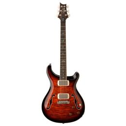 Guitarra eléctrica PRS SE HB II Piezo OB Orange Tiger Smokeburst