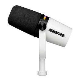 Micrófono para podcast Shure MV7 Plus White