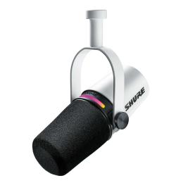 Micrófono para podcast Shure MV7 Plus White