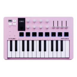 Teclado controlador USB Arturia MiniLab 3 Rose Quartz