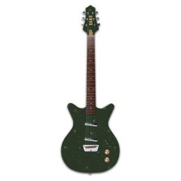 Guitarra eléctrica retro Danelectro Golden 50's Green