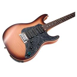Guitarra eléctrica Mooer GTRS SL810 Brown Burst