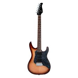 Guitarra eléctrica Mooer GTRS SL810 Brown Burst