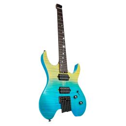 Guitarra eléctrica Mooer MHL100 Blue Burst headless