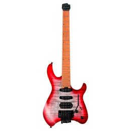 Guitarra eléctrica headless Cort Space G6TR Semi Gloss Lava