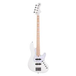 Bajo eléctrico 4 cuerdas Cort Elrick NJS 4 White