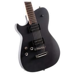 Guitarra para zurdos Cort MBM-2H-LH Satin Black