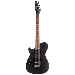 Guitarra para zurdos Cort MBM-2H-LH Satin Black