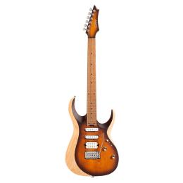 Guitarra eléctrica Cort X700 Triality Open Pore Vintage Burst
