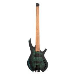 Bajo eléctrico sin clavijero Cort Space 4 Star Dust Green