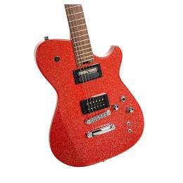Guitarra eléctrica Cort MBM-2H-SUS Red Sparkle