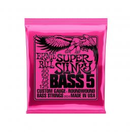 Ernie Ball 2824 Super Slinky Bass 5 - Juego cuerdas bajo 5 cuerdas