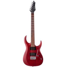 Guitarra eléctrica Cort X100 Open Pore Black Cherry