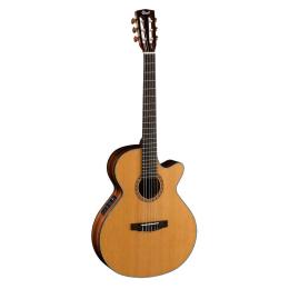 Guitarra clásica electrificada Cort CEC7 Natural Gloss