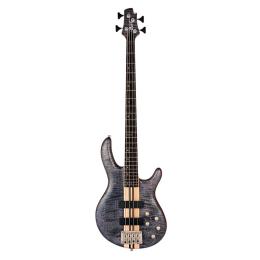 Bajo eléctrico Cort A4 Plus FMMH Open Pore Blue Black